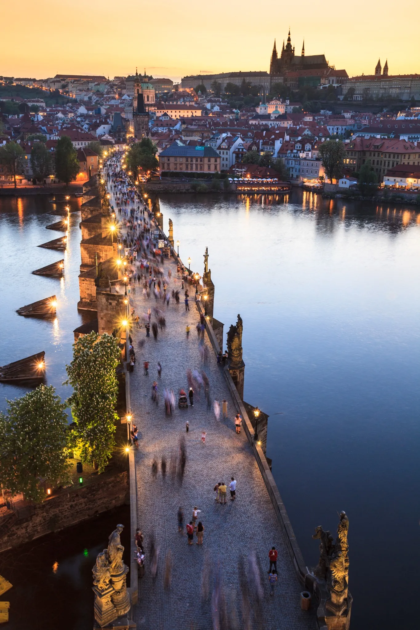 Vista panorámica de Praga